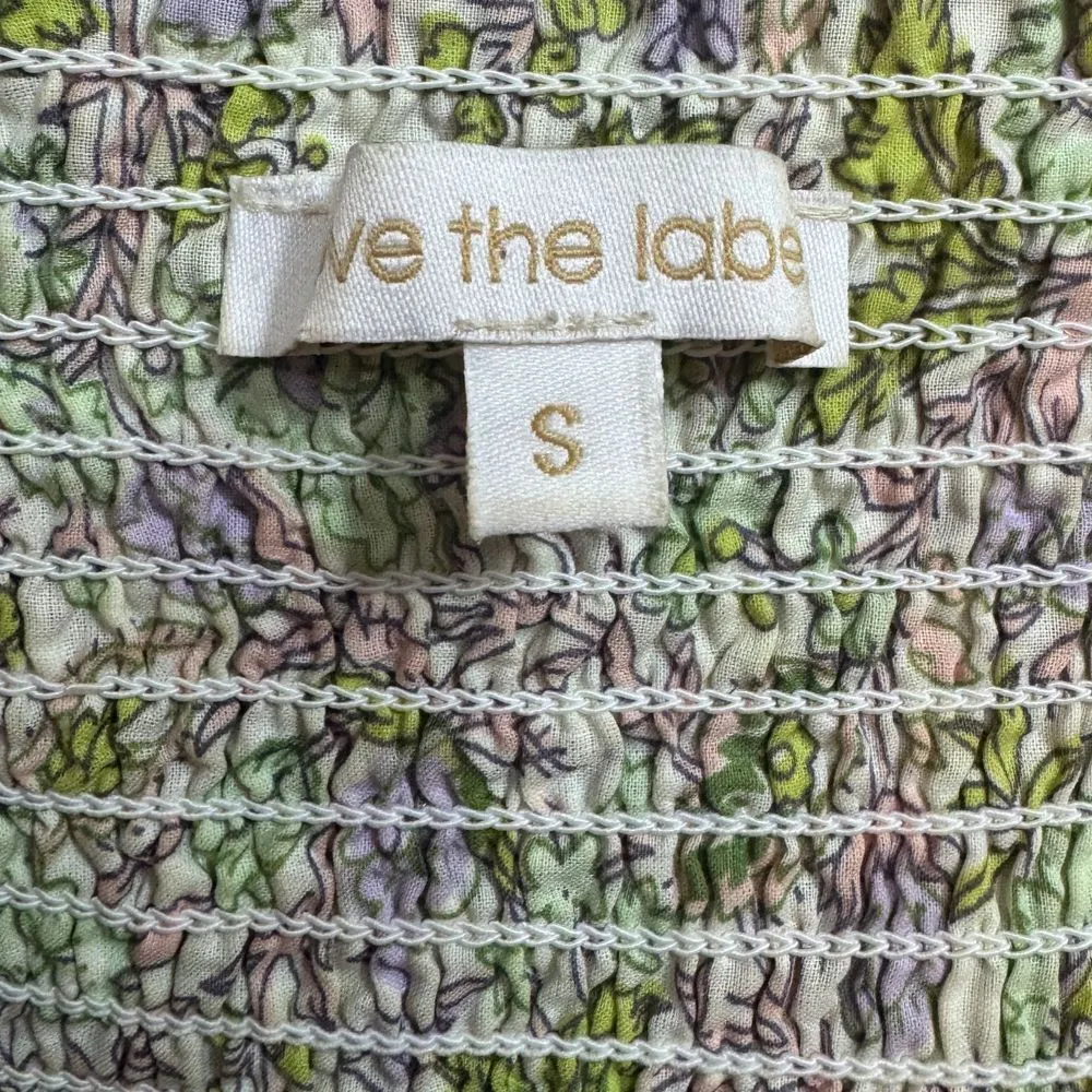 LOVE THE‎ LABEL ANTHROPOLOGIE MINI DRESS SIZE SMALL Green - Image 9