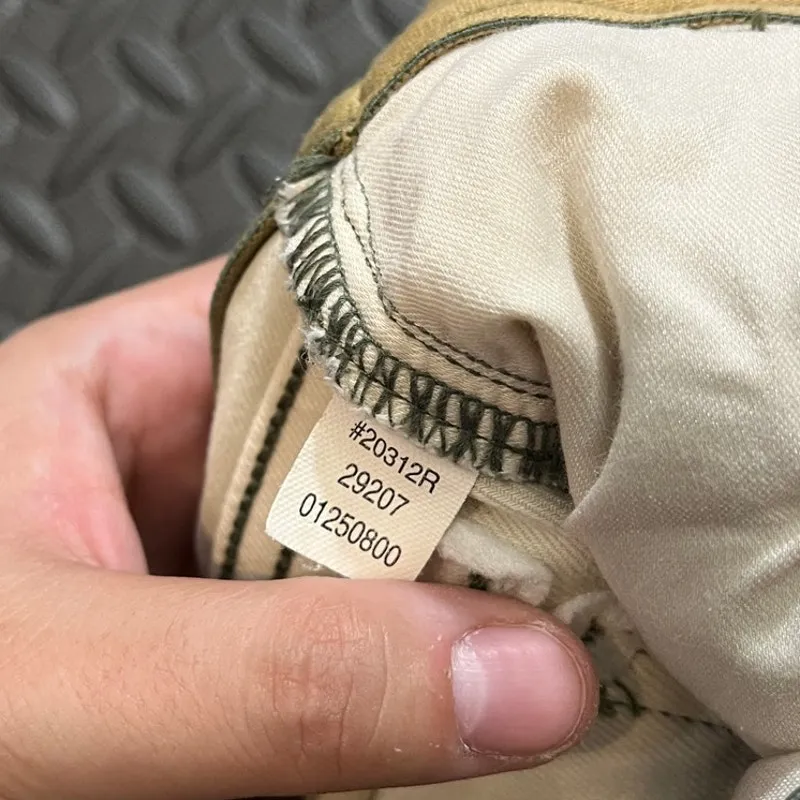 Spanx‎ Twill cropped wide leg cropped pant high rise pull on khaki natural xs - Image 5