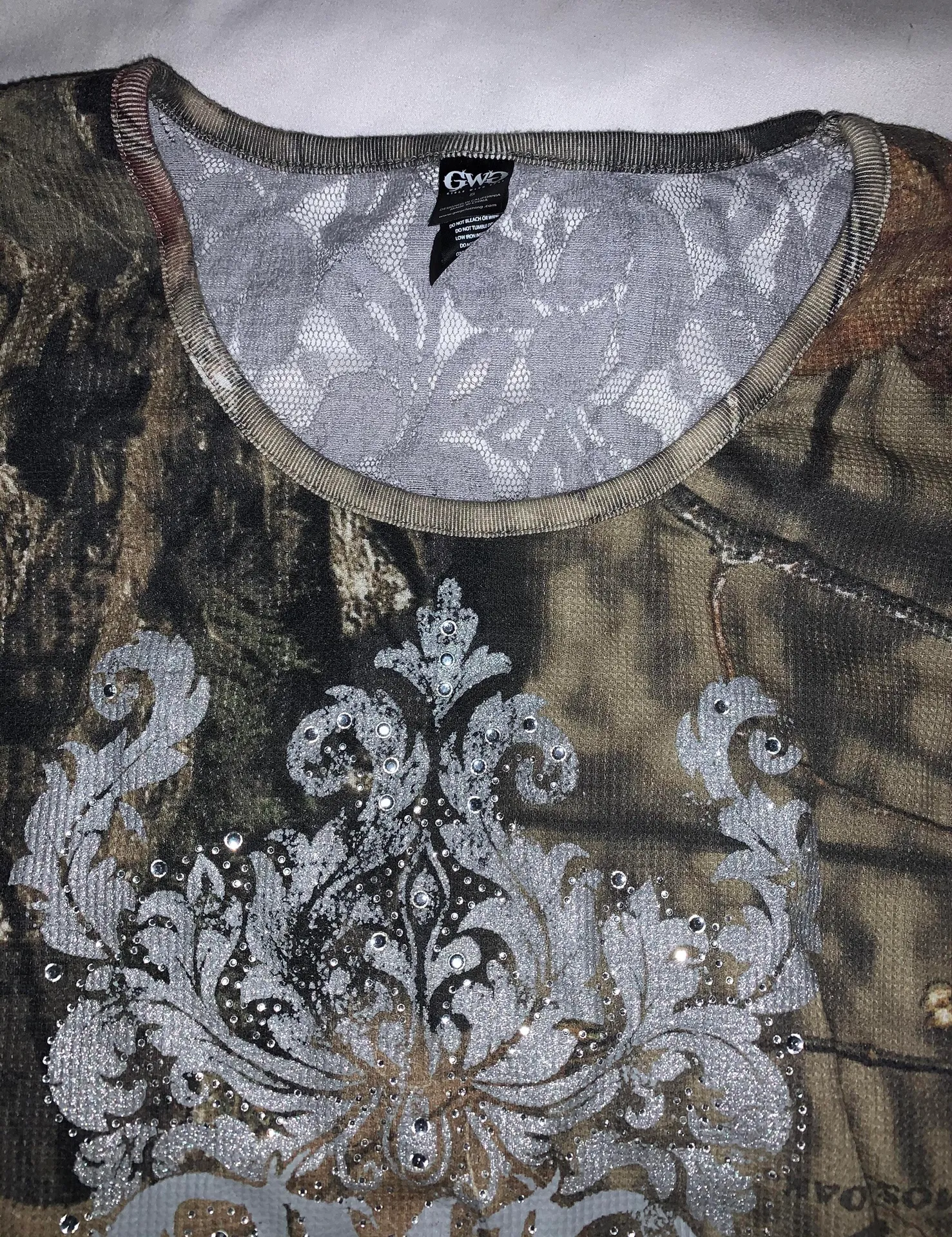 Jeweled Camo Long Sleeve - Image 3