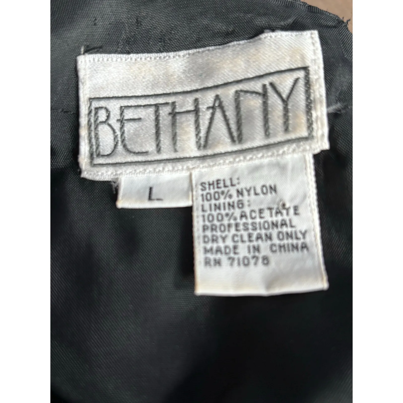 Vintage Bethany Black Floral Lace Blouse Womens Size Large Gothic Dark Romance - Image 8