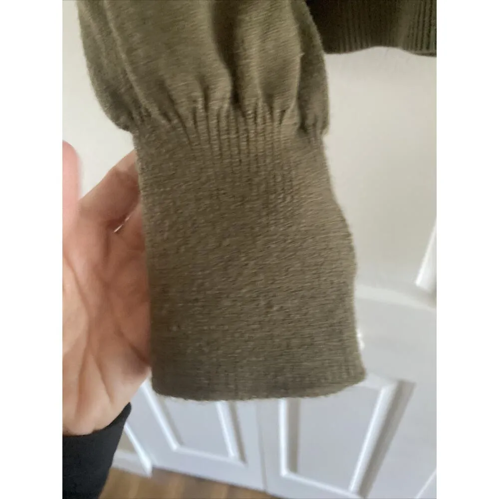 LucysWhims The Drop Women's 2x Olive Green Cozy Sweater NEW Soft Lagom‎ - Image 4