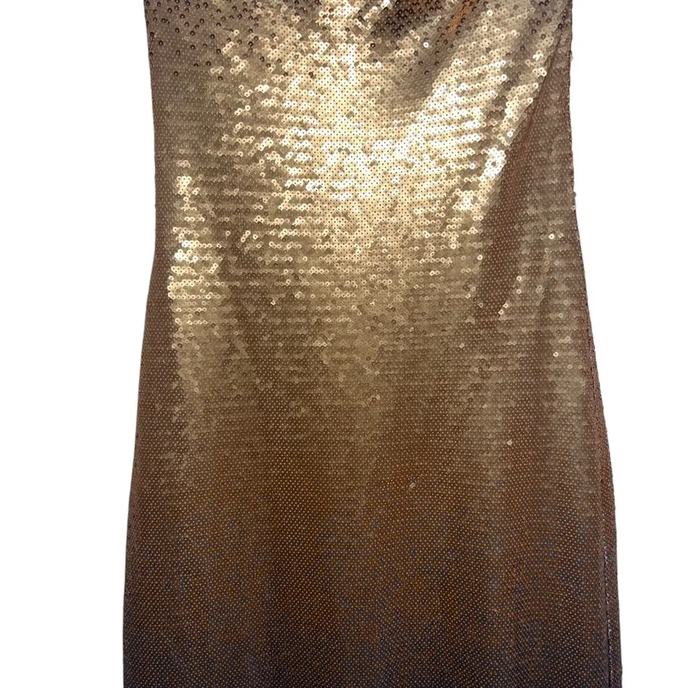 NEW NWT Show Me Your Mumu Taylor Strapless Tube Maxi Dress In Gold Ombre Sequins - Image 5