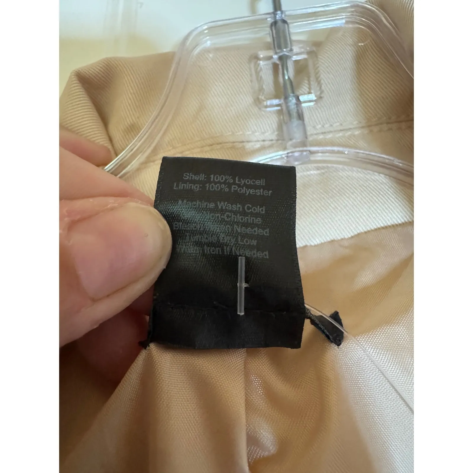 New!Ann Taylor Women's‎ Blush Pink Asymmetrical Zip Moto Jacket, size 8 - Image 6