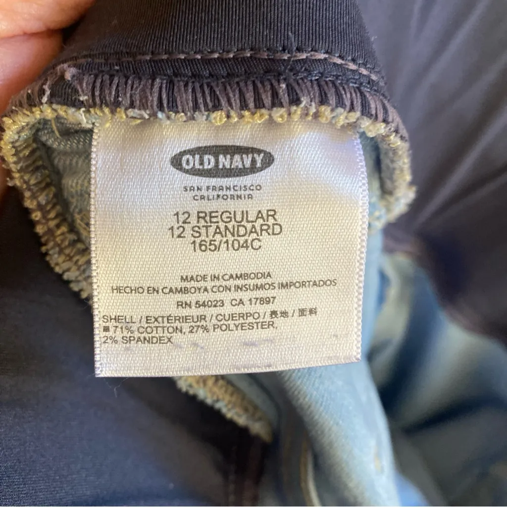 Old Navy Light Blue Maternity Jeggings - Image 3