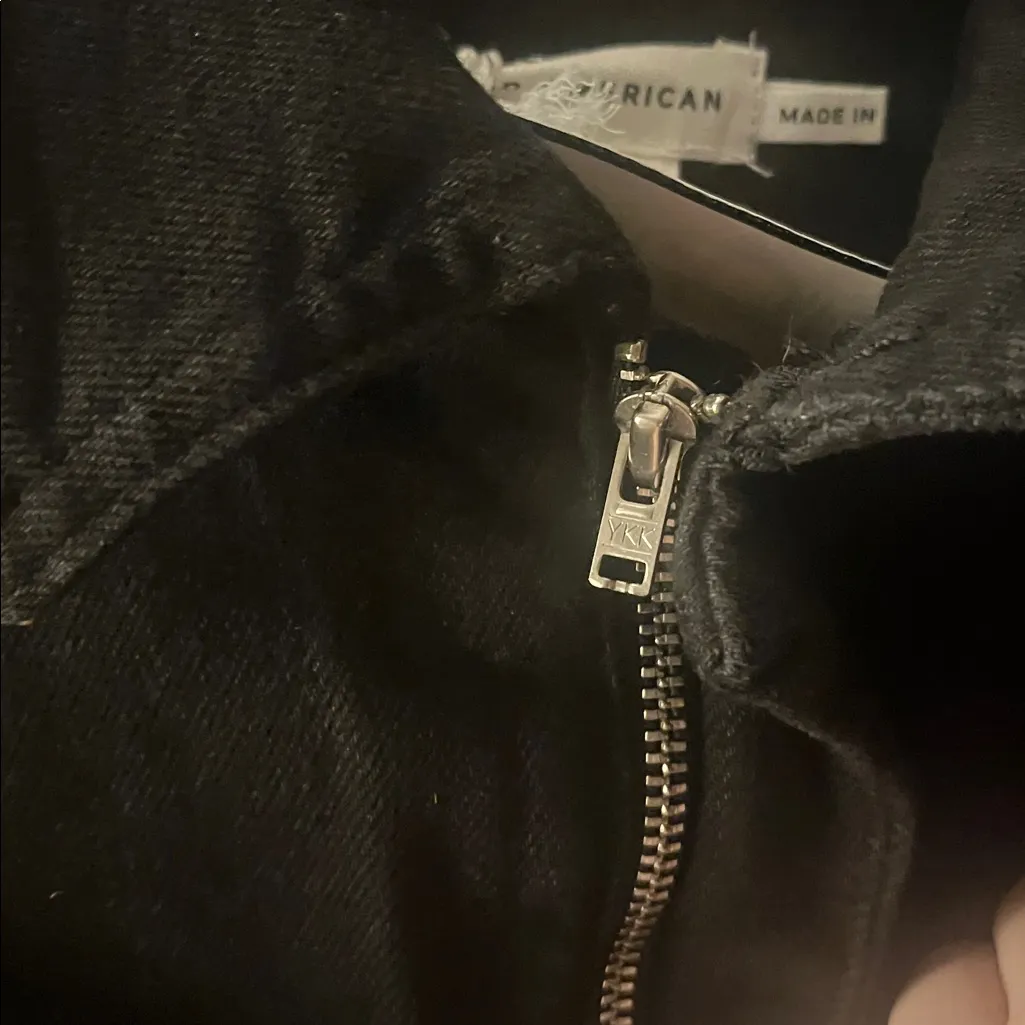 Good American  Black Denim Dress- CHECK NOTES - Image 6