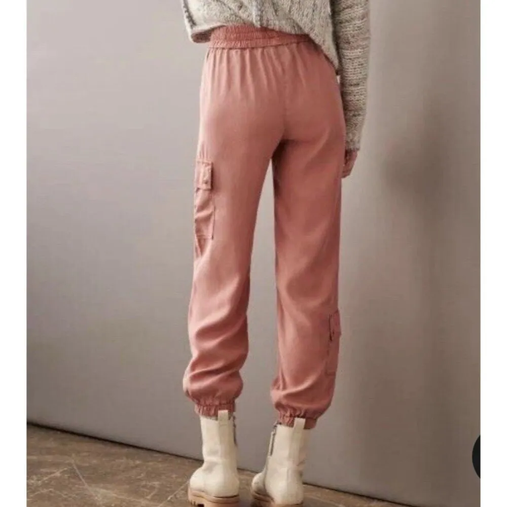 Anthropologie Cargo Jogger Pant Women‎ Small Pink Grunge Retro Minimalist Preppy - Image 10