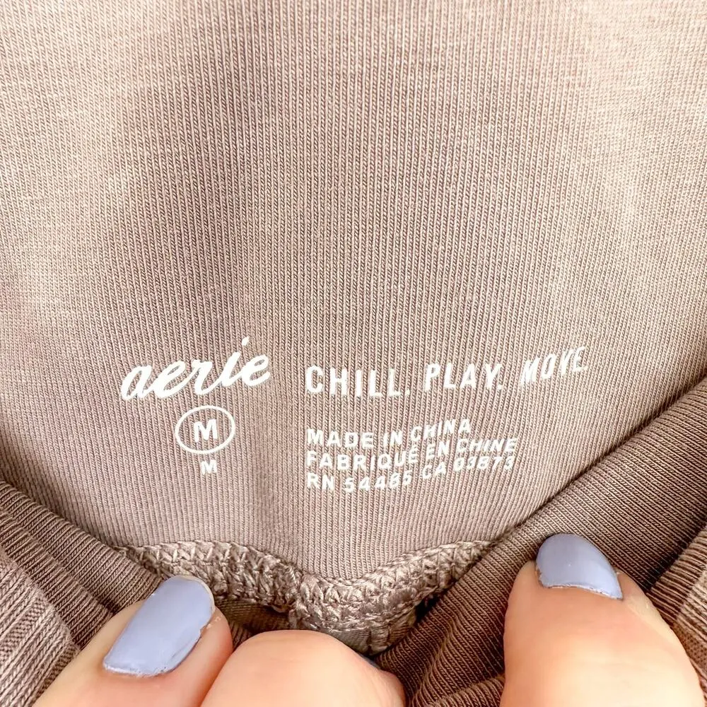 Aerie Leggings Solid Ribbed Leggings High Waist - Image 6