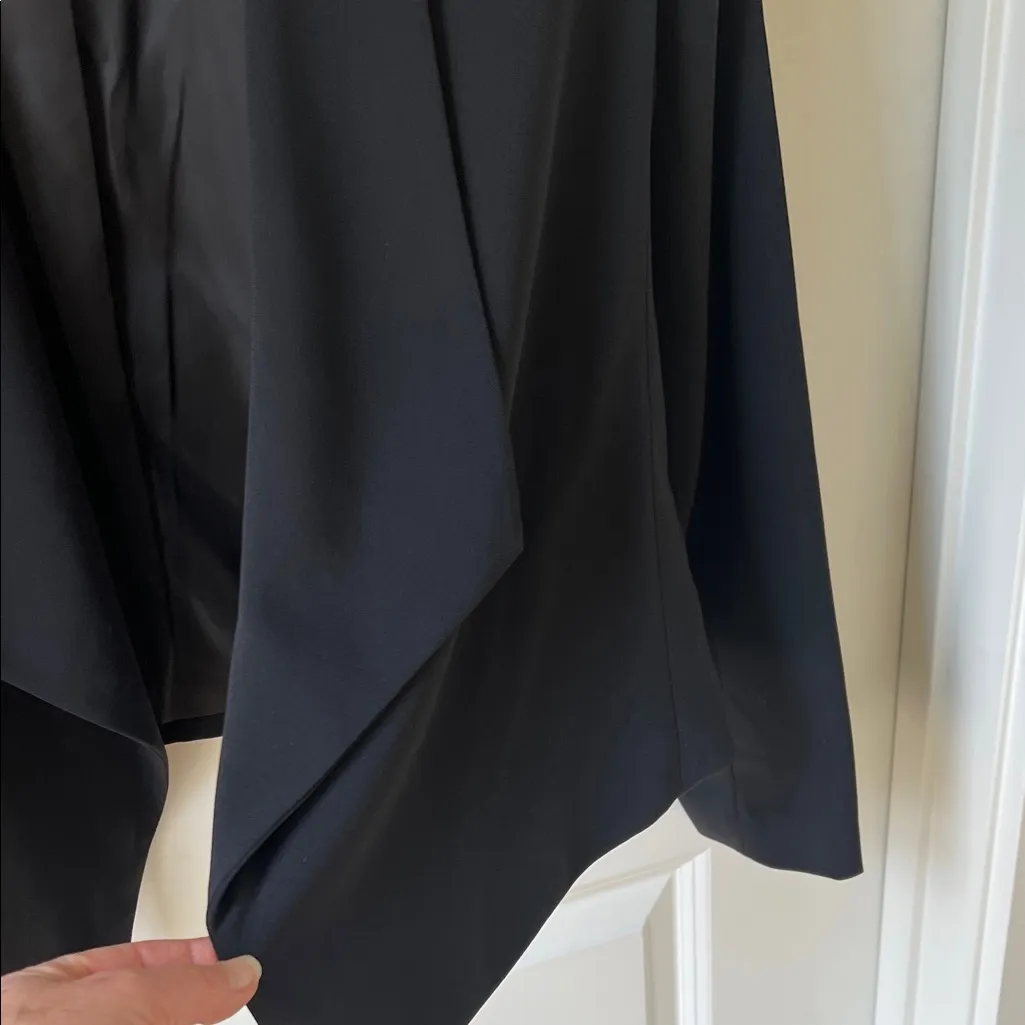 Banana Republic Classic Black Draped Blazer - Image 10
