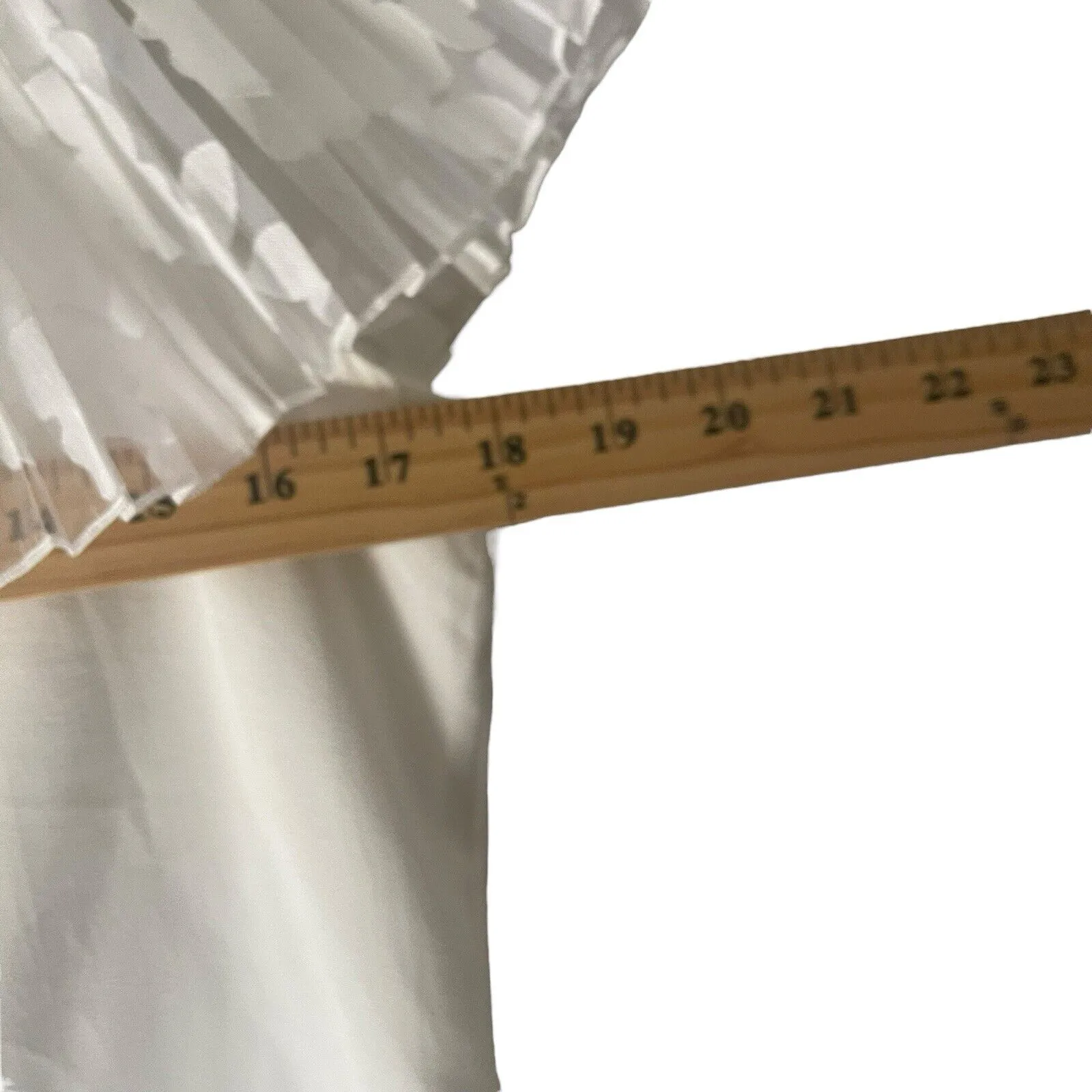 Lulumari Women's Size Large White Floral Formal Party Lace Detail Blouse‎ - Image 9