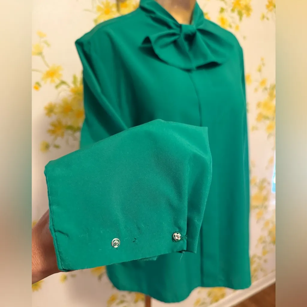 Southern Lady Green Blouse size L Size L - Image 4