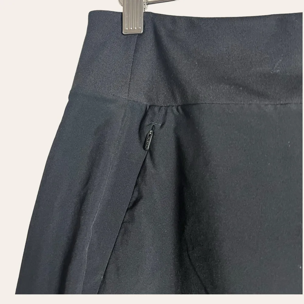 Athleta Black Soho Athletic Stretch Mini Skort Size 8 - Image 3