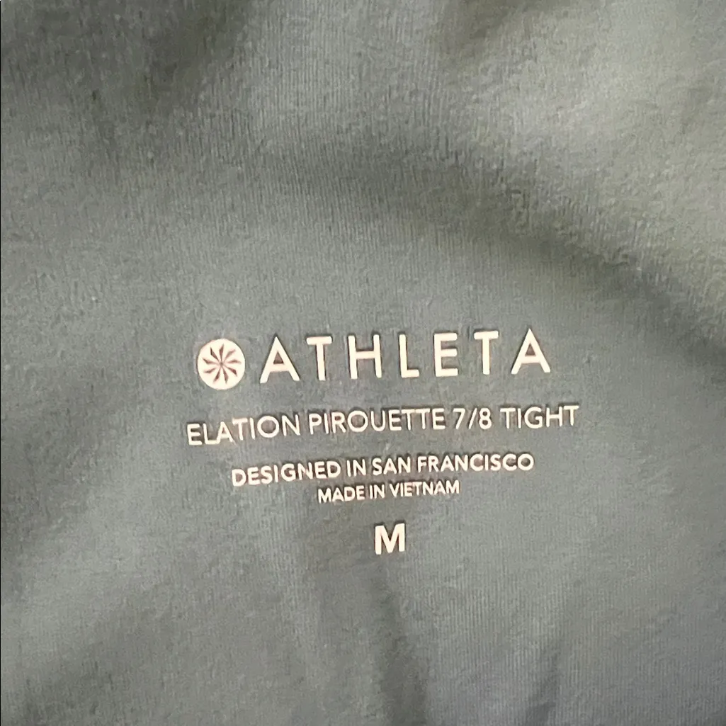 Athleta Elation Pirouette 7/8 Tight Size Medium - Image 10