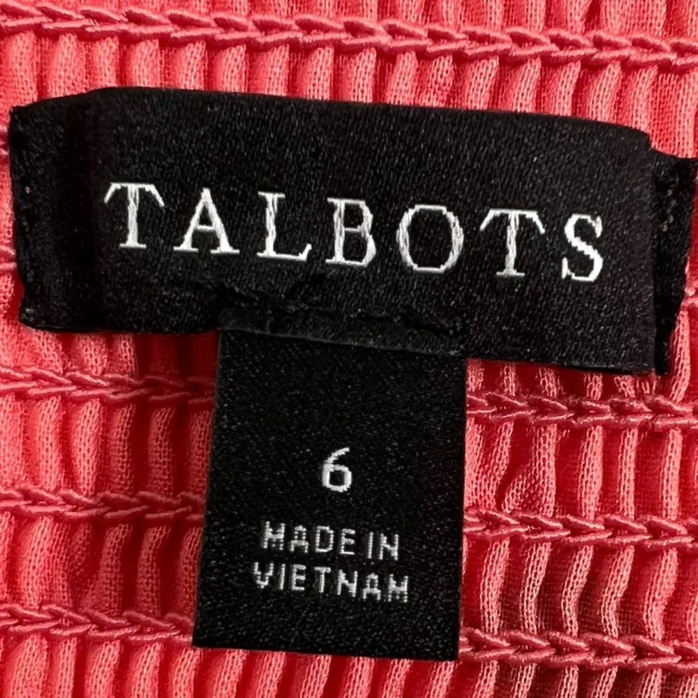 TALBOTS TIERED MAXI DRESS - LEMONS AND ORANGES - Image 7