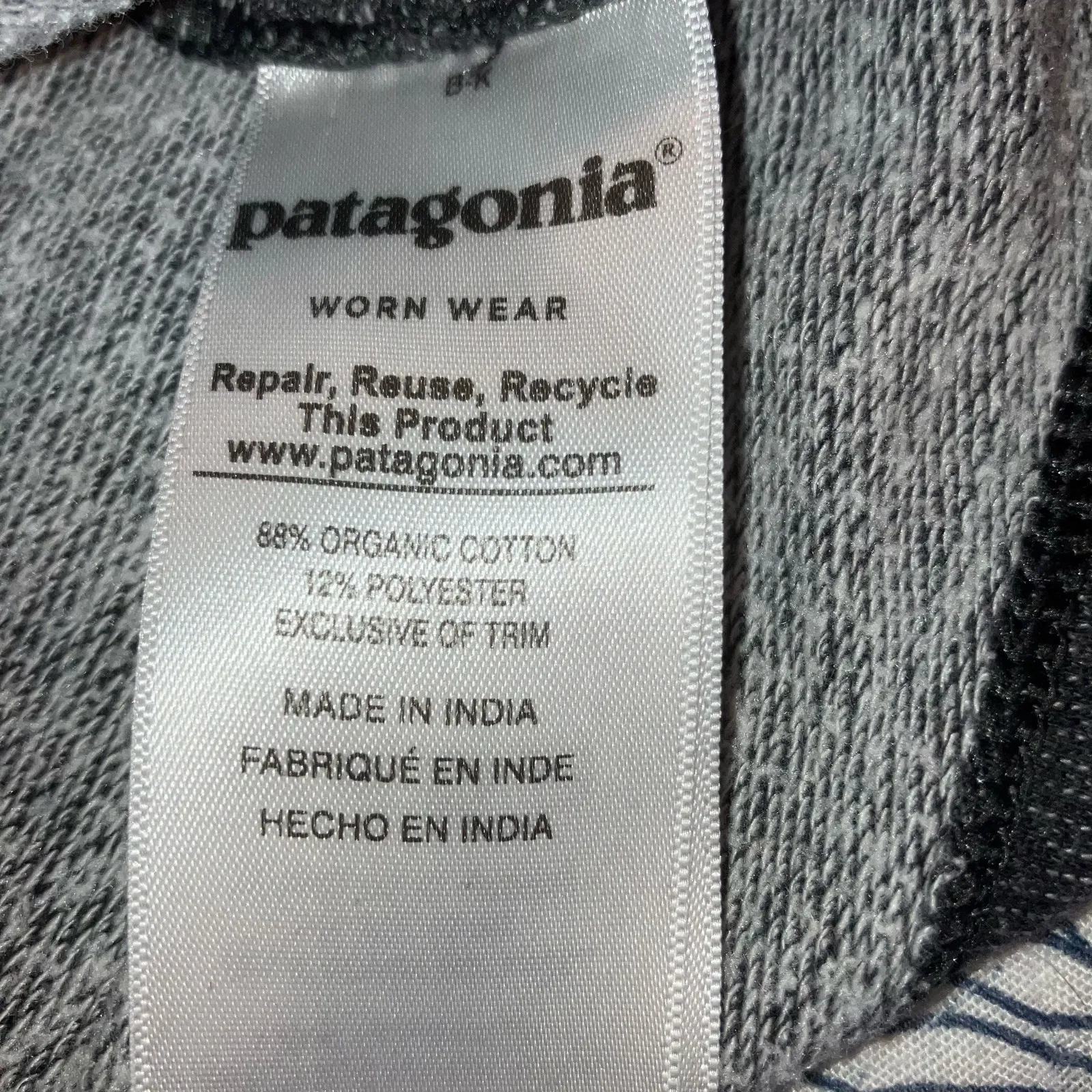 Patagonia Lightweight Splitter Script Crew Sweatshirt- sz Med - Image 10