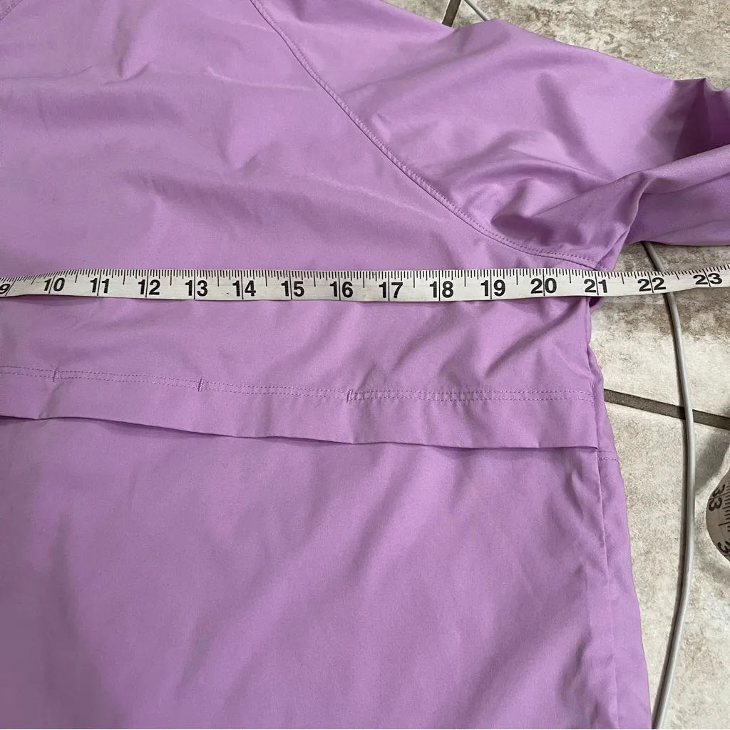 L.L Bean Jacket Womens‎ Medium Purple Pullover Polyesters 1/4 zip pre owned - Image 8