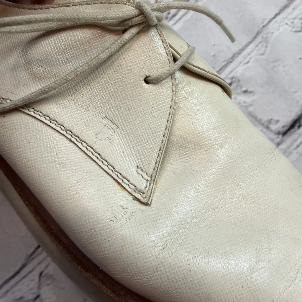 Tod’s Womens Derby Shoes Oxford Size 40 Leather Preppy Office Work Minimalist - Image 15