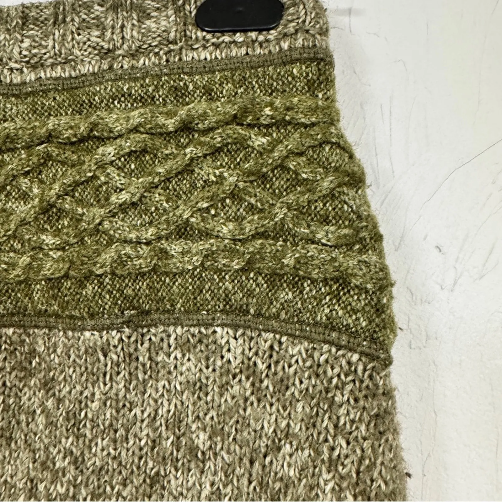 Prana Green Wool Mohair Blend Sweater Skirt Womens XS Rena Gorpcore Hiking Warm - Image 3