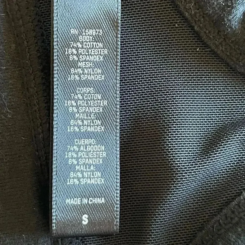 SKIMS BLACK SPORTS ATHLETIC YOGA BRA LIGHTWEIGHT SZ S #1462 - Image 5