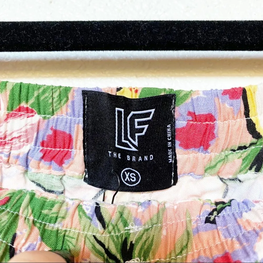 LF Stores Elastic Waist Hawaiian Print Shorts Size XS - Image 7