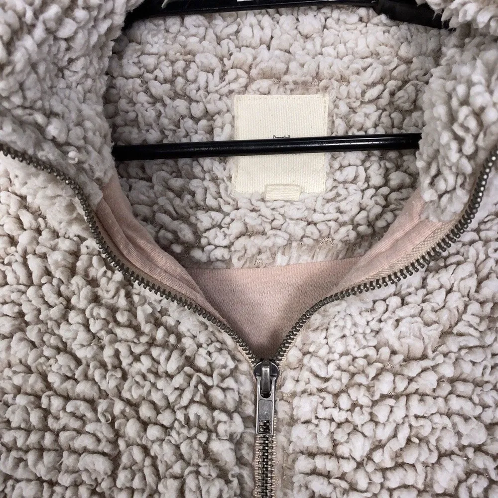 Thread & Supply Large 1/4 Zip Wubby Lazy Sunday Teddy Fleece Pullover Sherpa - Image 2