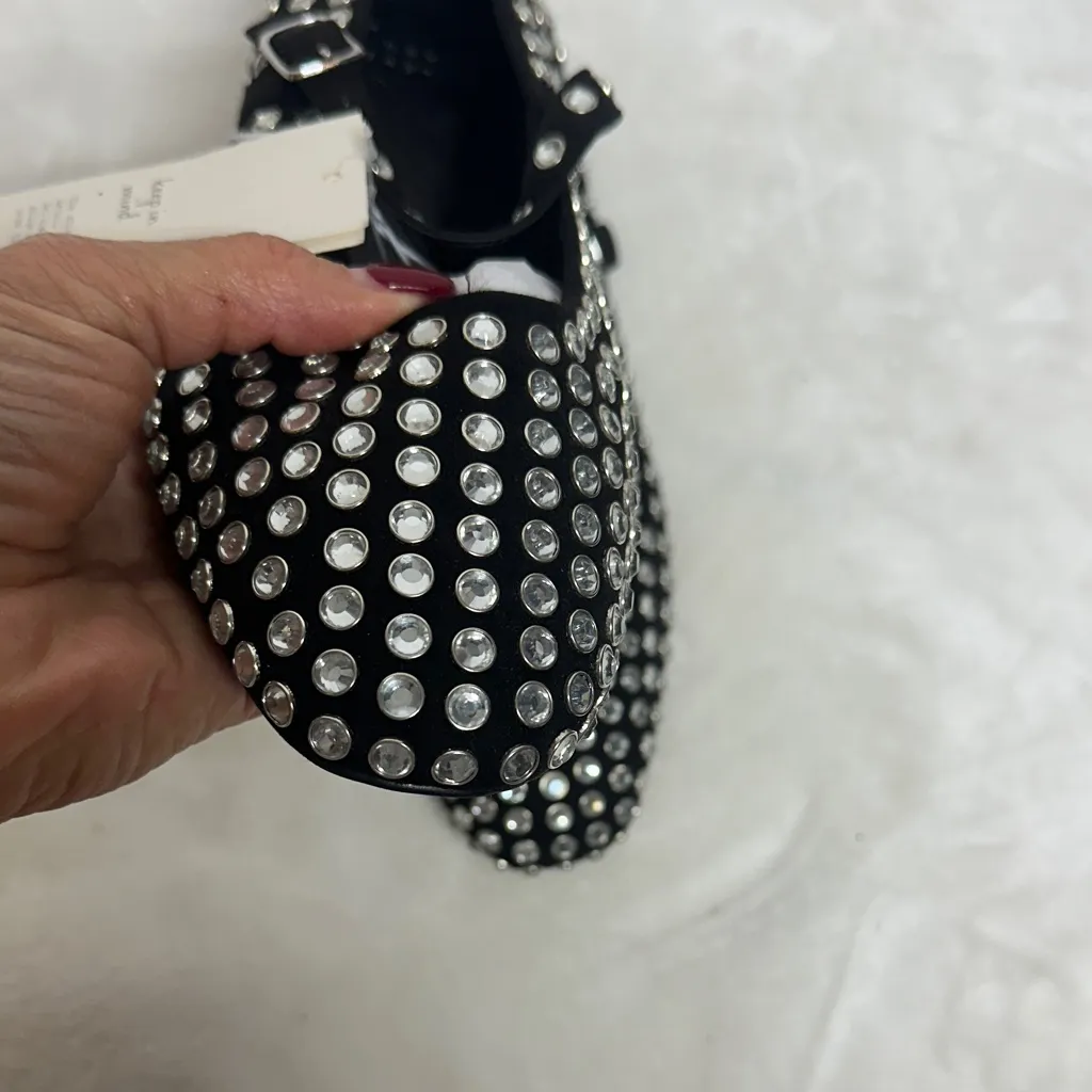 a new day Black Sparkle Flats - Image 6