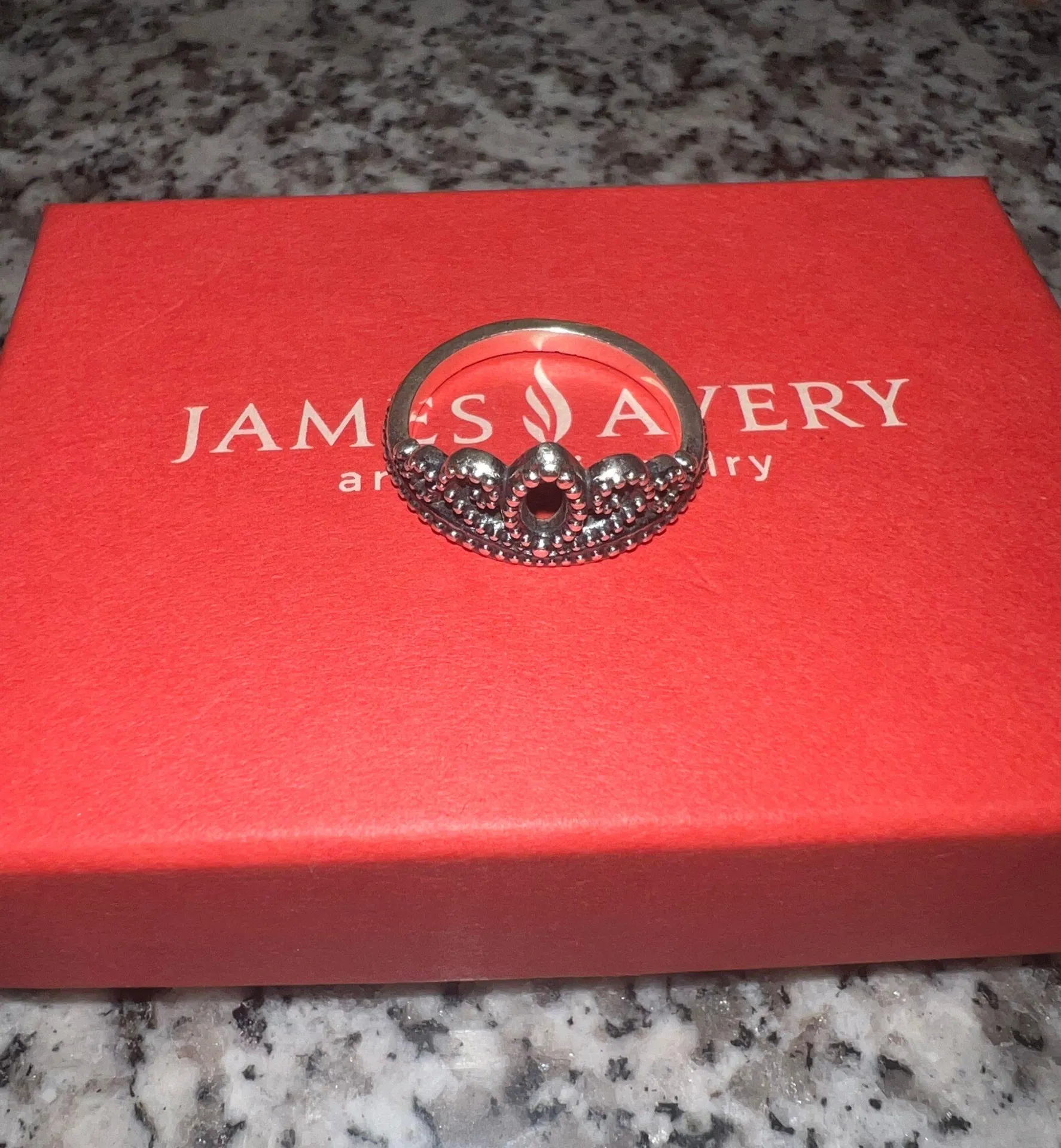 James Avery Beaded Tiara Ring - Image 5