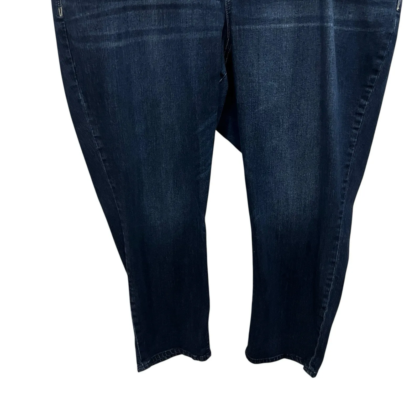 Democracy Ab solution Ankle Skimmer Jeans Size 24 Dark Wash Stretch - Image 5