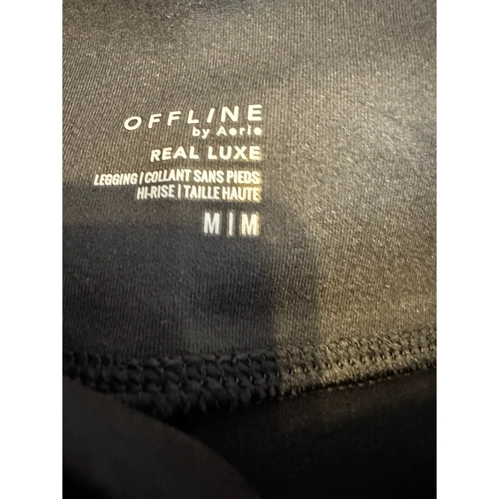 Brand New Offline by Aerie Women's Size Medium Black Faux Leather Leggings - Image 4