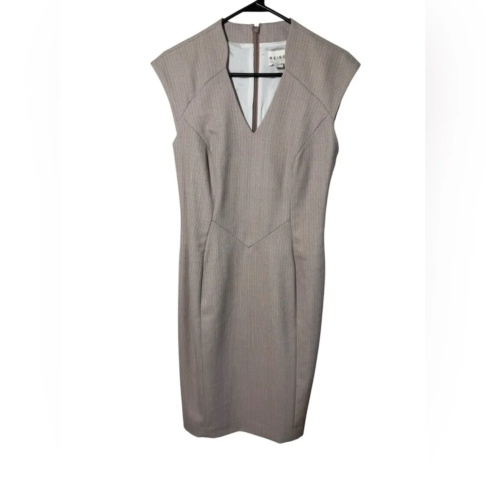 Reiss Valina Wool Blend Dress Size 8 - Image 3
