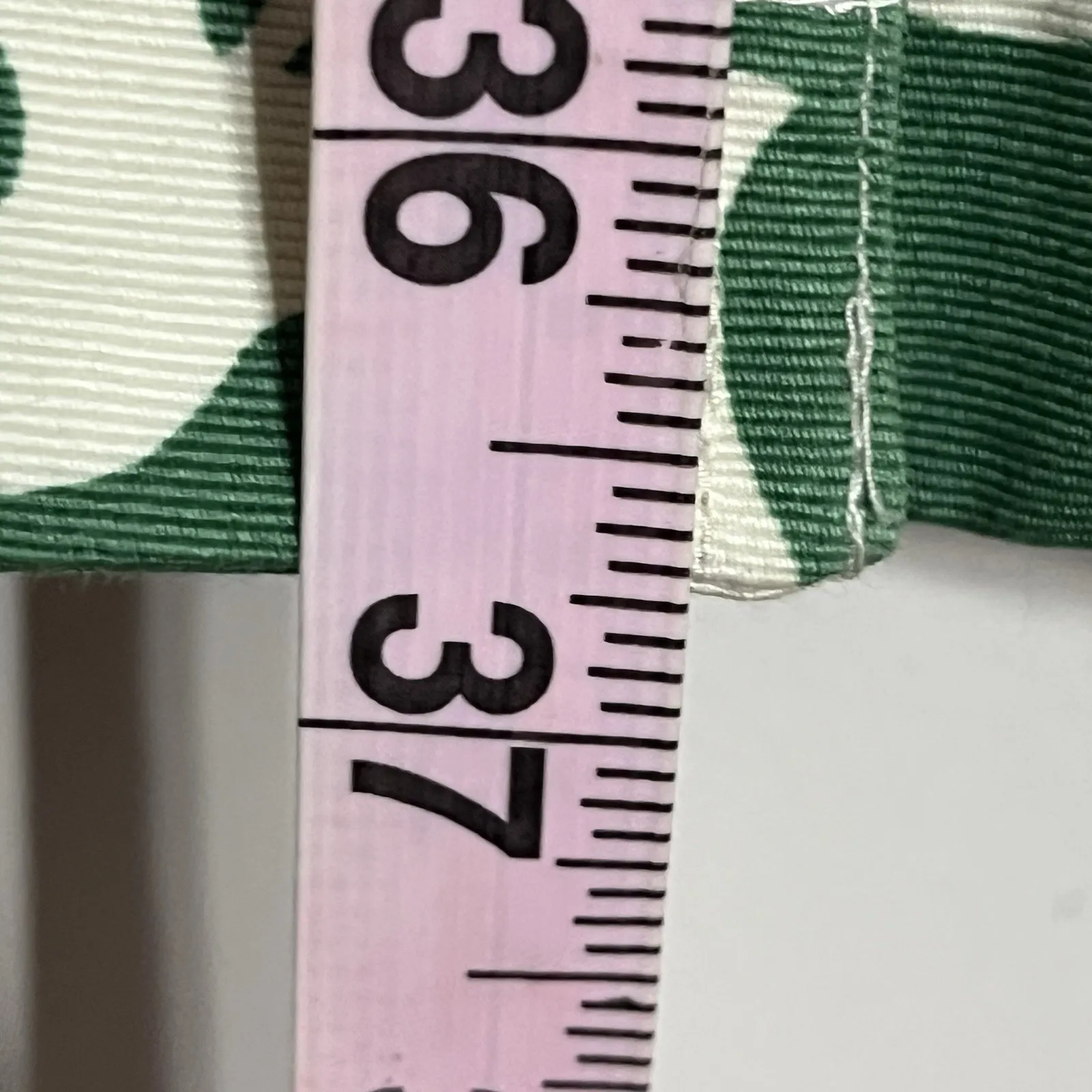 Merona Womens Belted Lined Trench Raincoat Jacket Size XL Green White Floral - Image 8