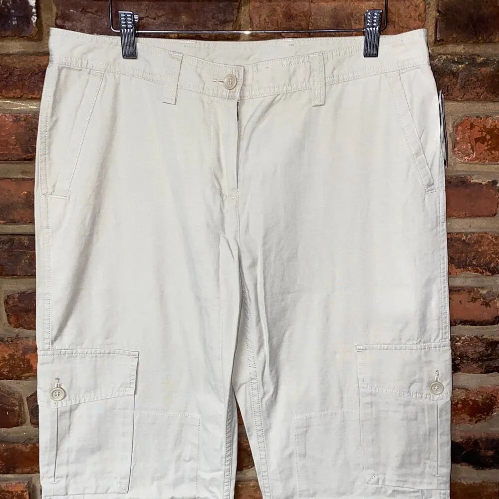 NWT INC International Concepts Beige Khaki Straight Leg Roll - Image 2