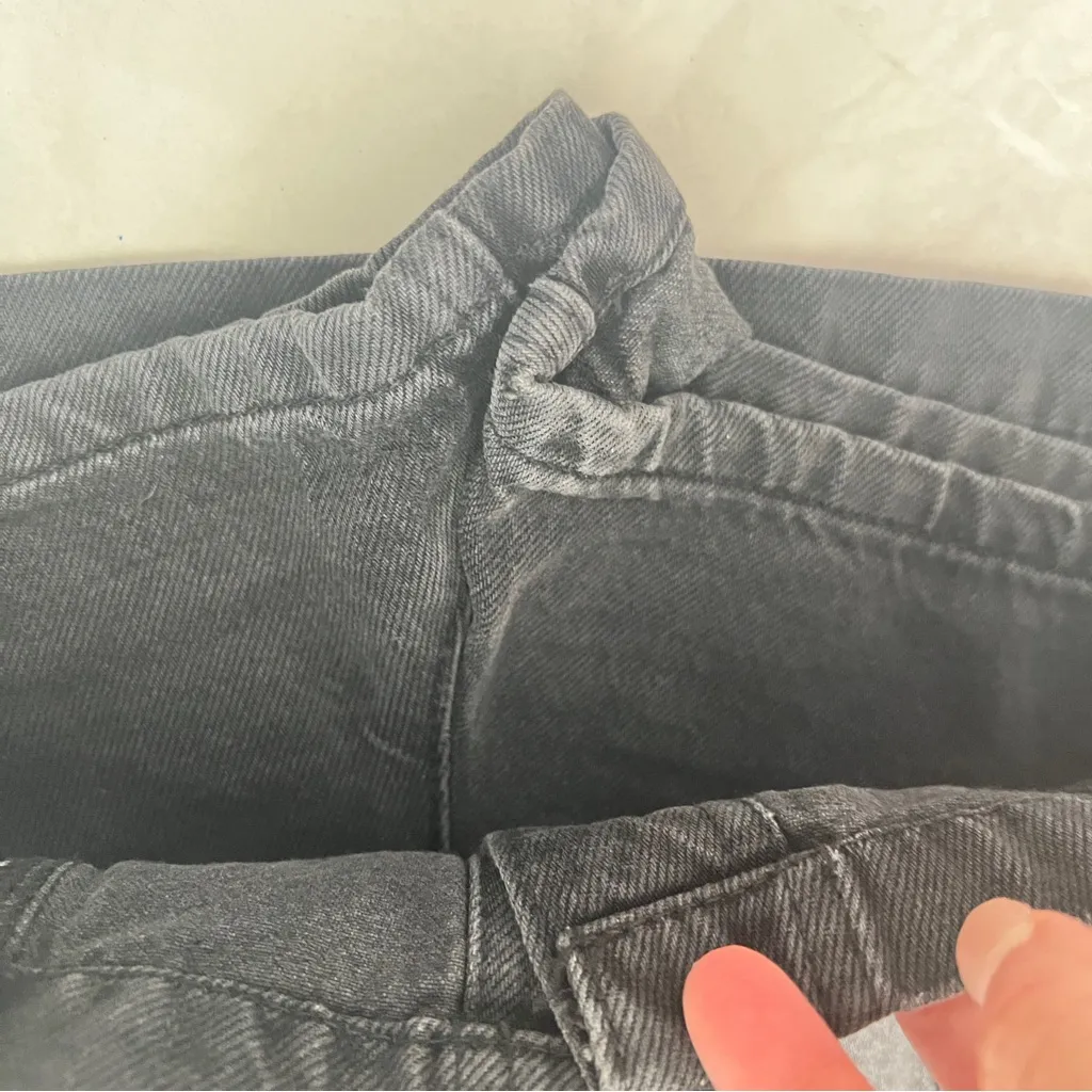 Free People We The Free Midnight Sun Skort in First Love Denim Washed black 29 - Image 8