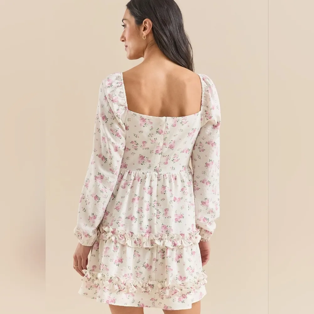 NWT Altar'd State Ellie Floral Mini Dress Size Small - Image 2