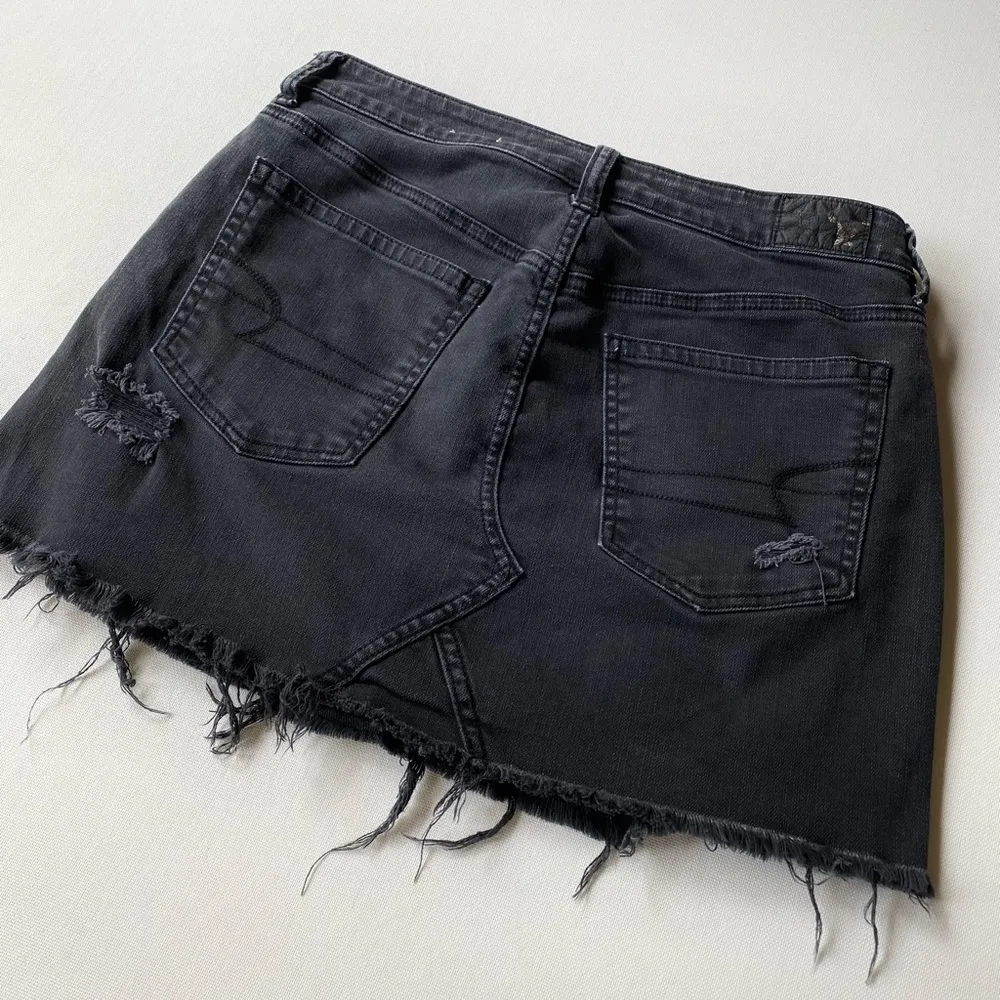 American Eagle Outfitters Distressed Denim Skirt - Image 9