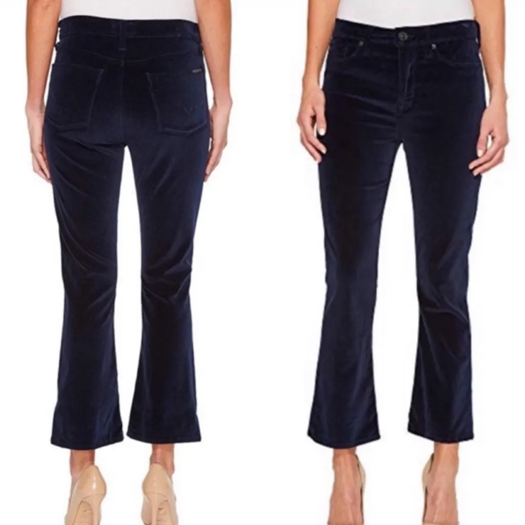 Hudson High Rise Brix Velvet Cropped Boot‎ Pants Size 29 - Image 2