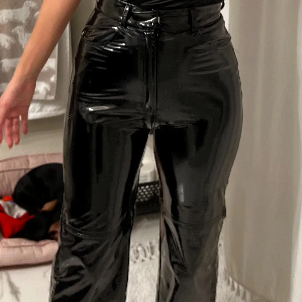 princess polly black leather pants - Image 2