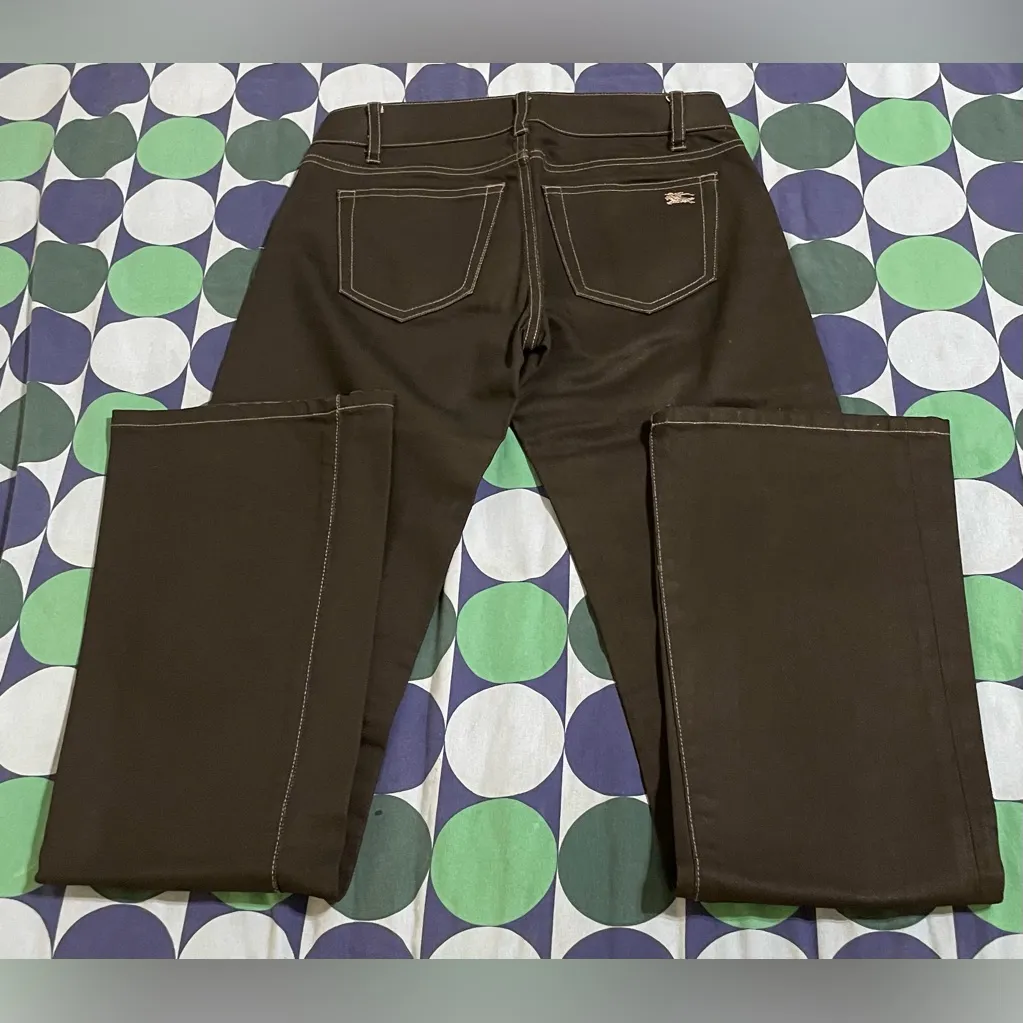 Burberry Blue Label Women's Black Flared Jeans - Image 9