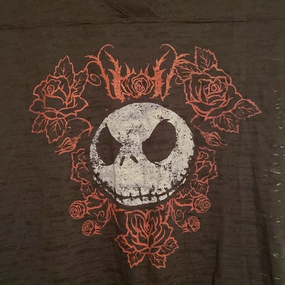 Disney Parks Jack Skellington Burnout Jersey Tee - Image 2