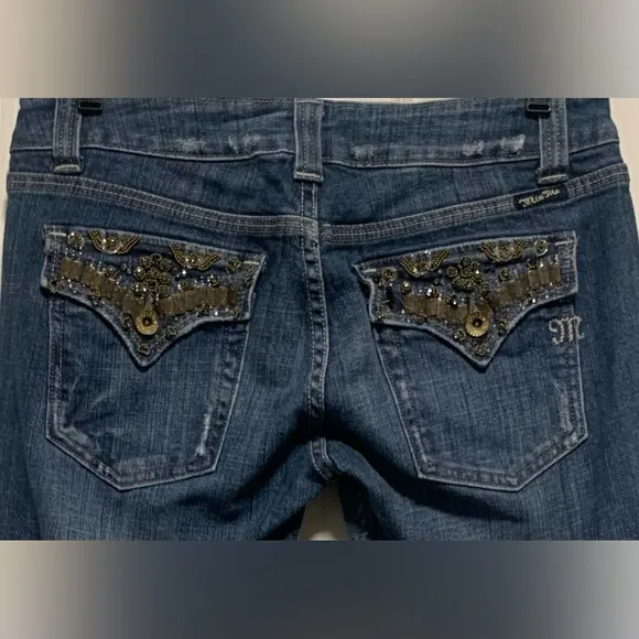 Miss Me  Unique Blingy Pocket Jeans - Image 2