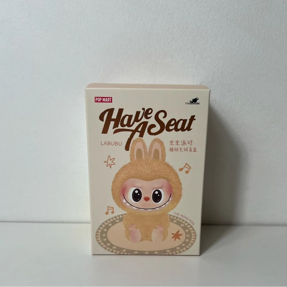 Pop Mart The Monsters Have A Seat Ququ Labubu Plush Blind Box Pendant Keychain Green - Image 5