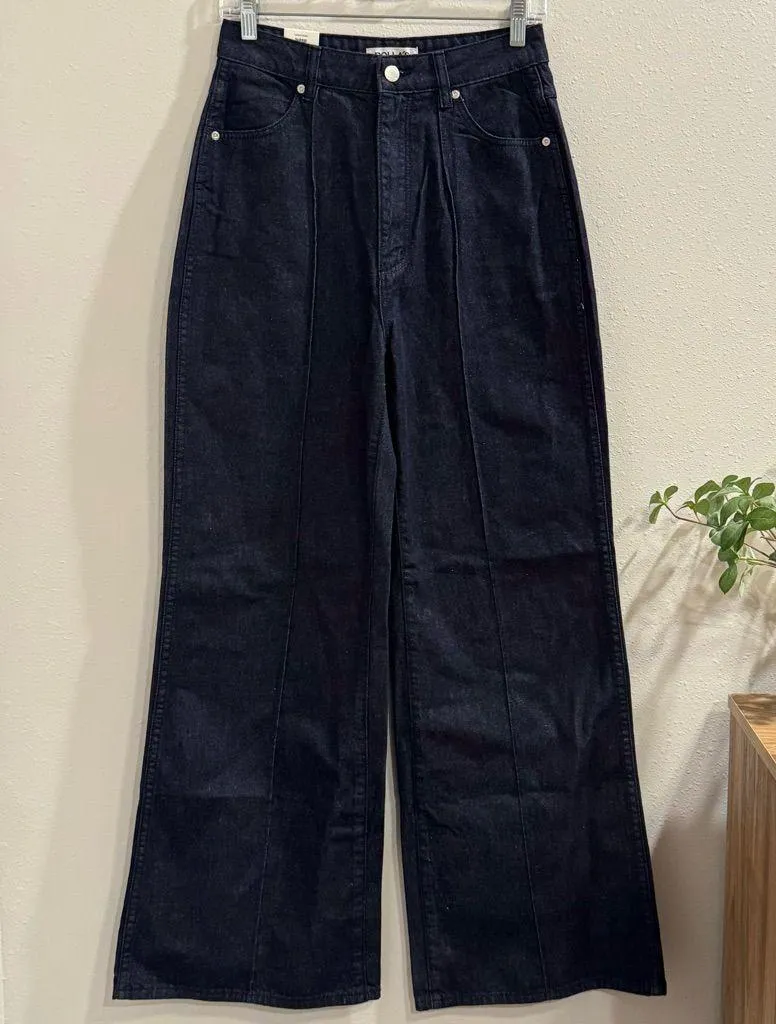 ROLLA'S NWT Size 27 Stay Blue Studio Flare High Rise Denim Jeans Wide Leg Boho - Image 4