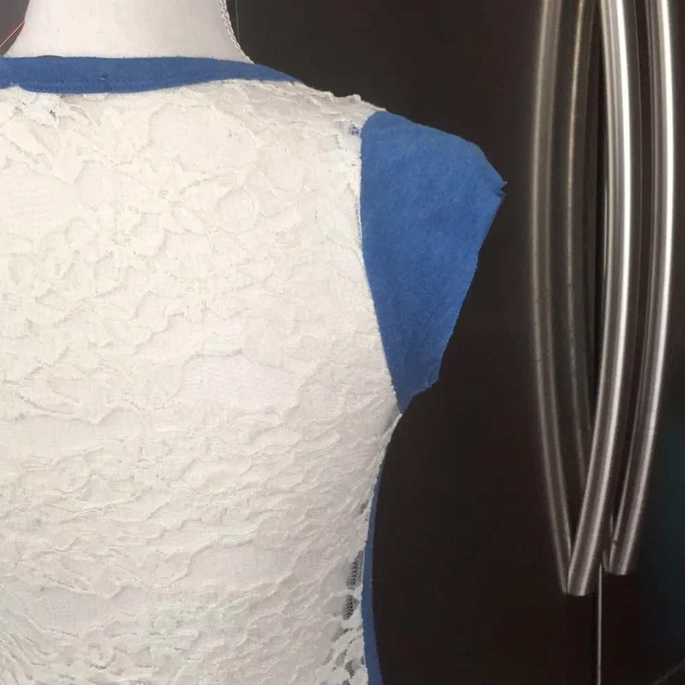 DElia’s Tribal T shirt metal studs and lace back - Image 5