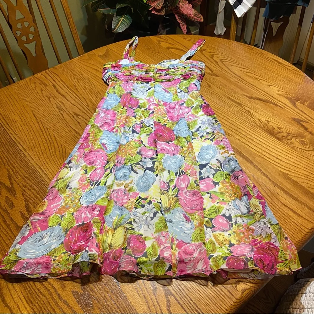 Sherrie Bloom x Peter Novello Cherry B Vintage Dress Size 4 Y2K - Image 7