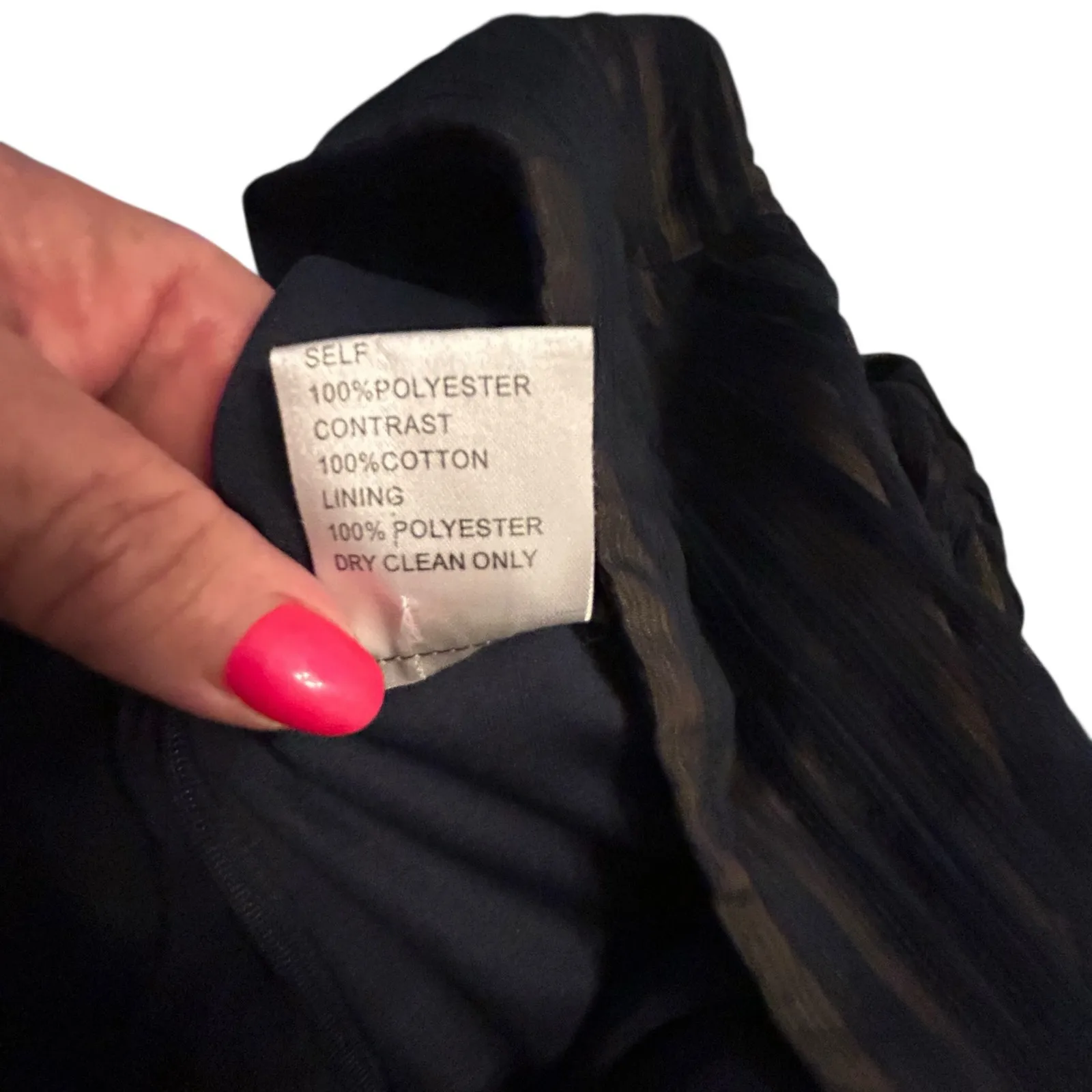 Tadashi Shoji Navy Surplice Neck Cocktail Party Dress
- Size 6 - Image 10