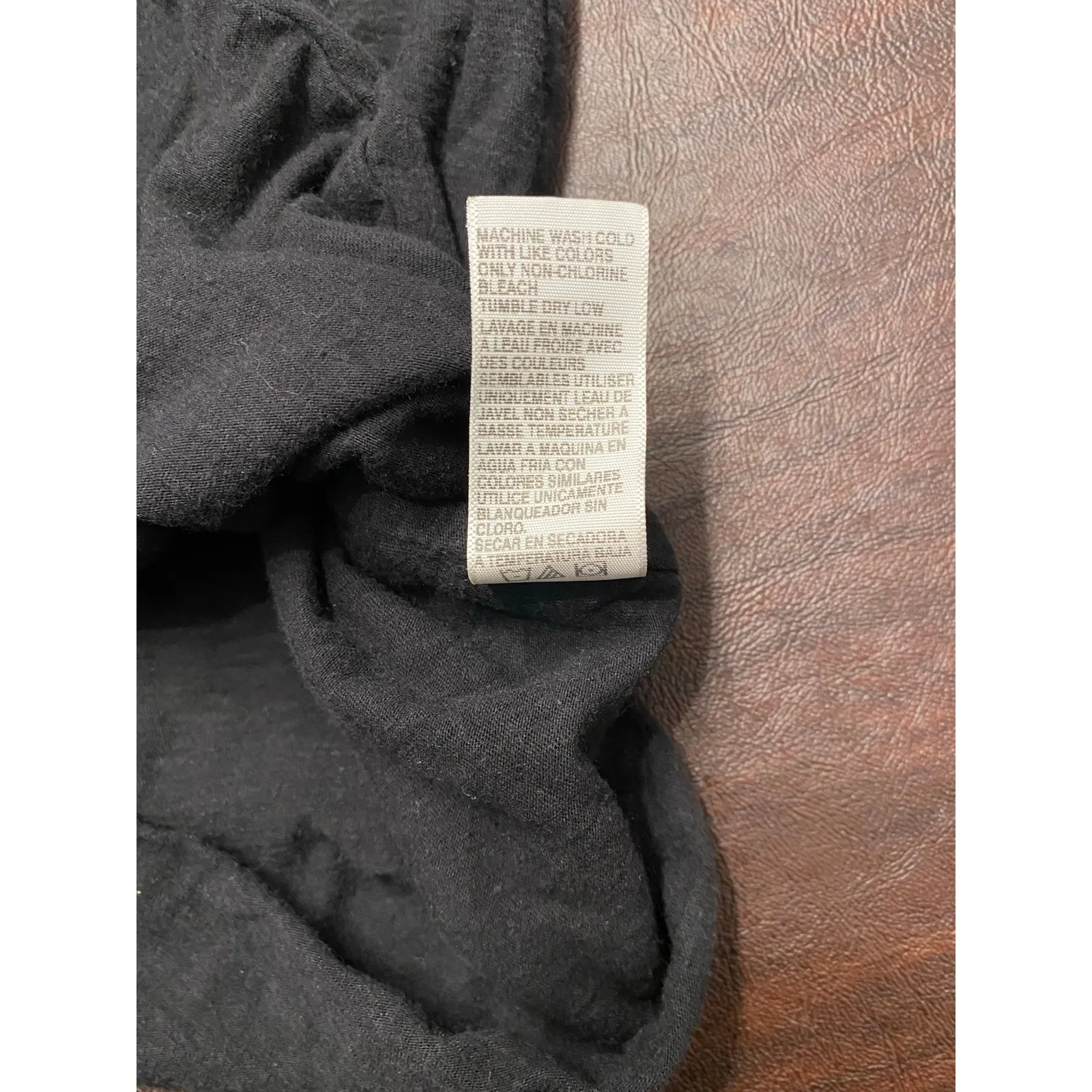 Standard James Perse Women’s Black Ruha T-Shirt Dress‎ 3 Large Soft Cotton Modal - Image 8