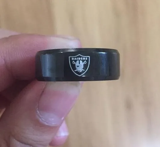 Black Oakland Raiders Ring - Image 4