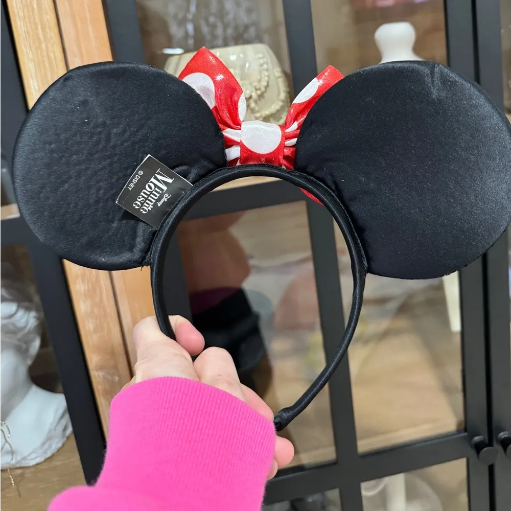 Disney minnie mouse ears bow mickey magic kingdom sequins polka dots headband - Image 2