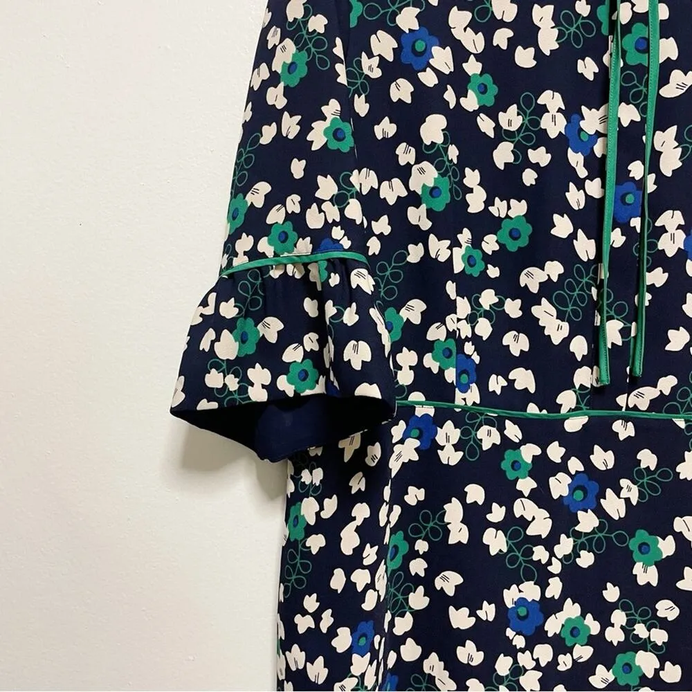 Hobbs London Blue Floral Midi Dress - Image 4