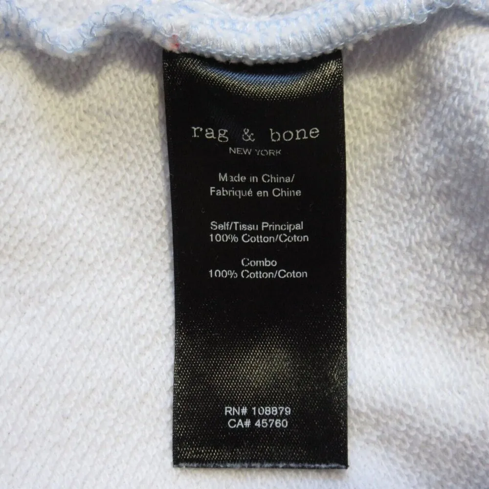 NWT rag & bone Miramar Sweatpants in Oasis Photo Printed Faux Jean Pants M - Image 4