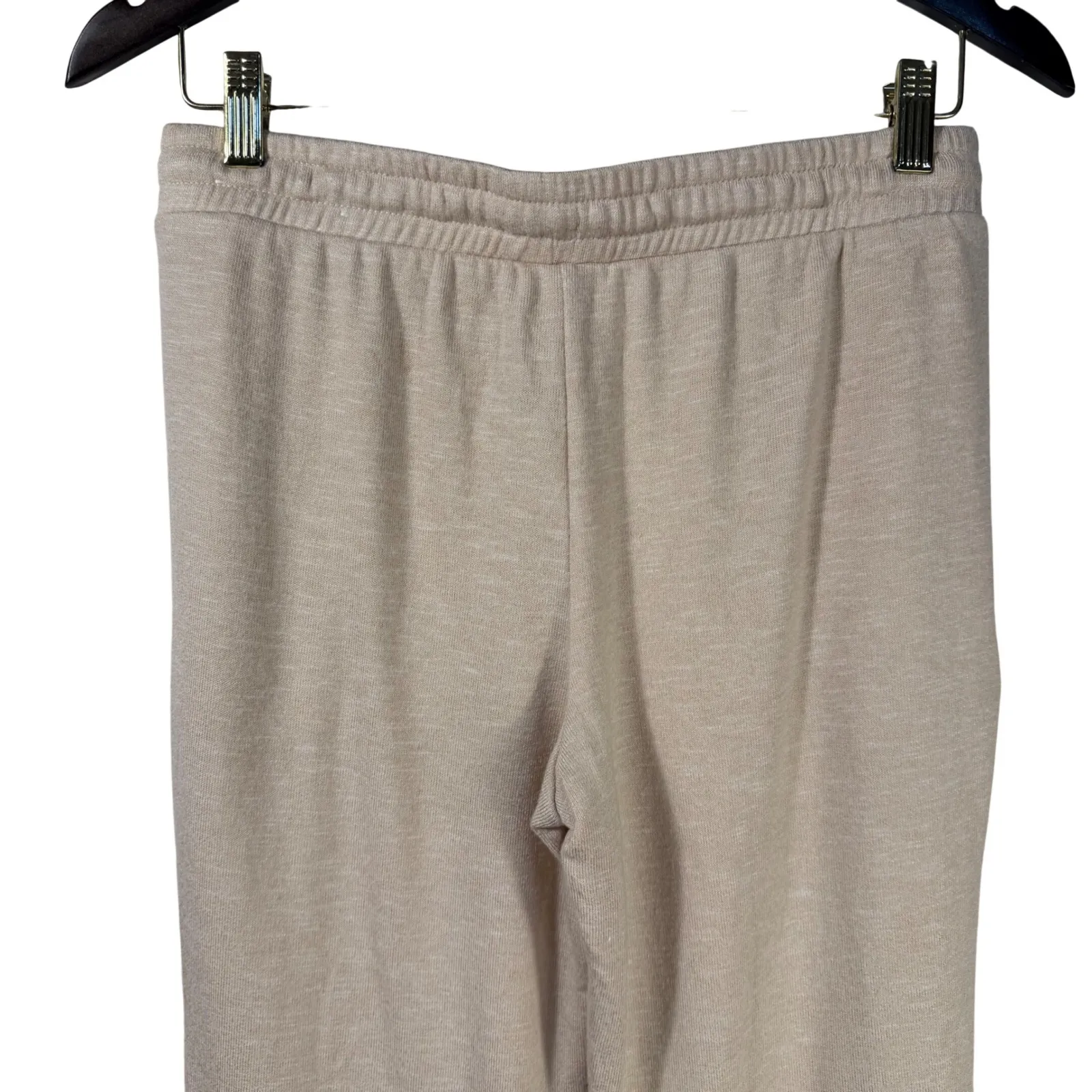 Natori Beige Lounge Pants Womens S/CH Drawstring Joggers Soft Stretch Pockets - Image 7